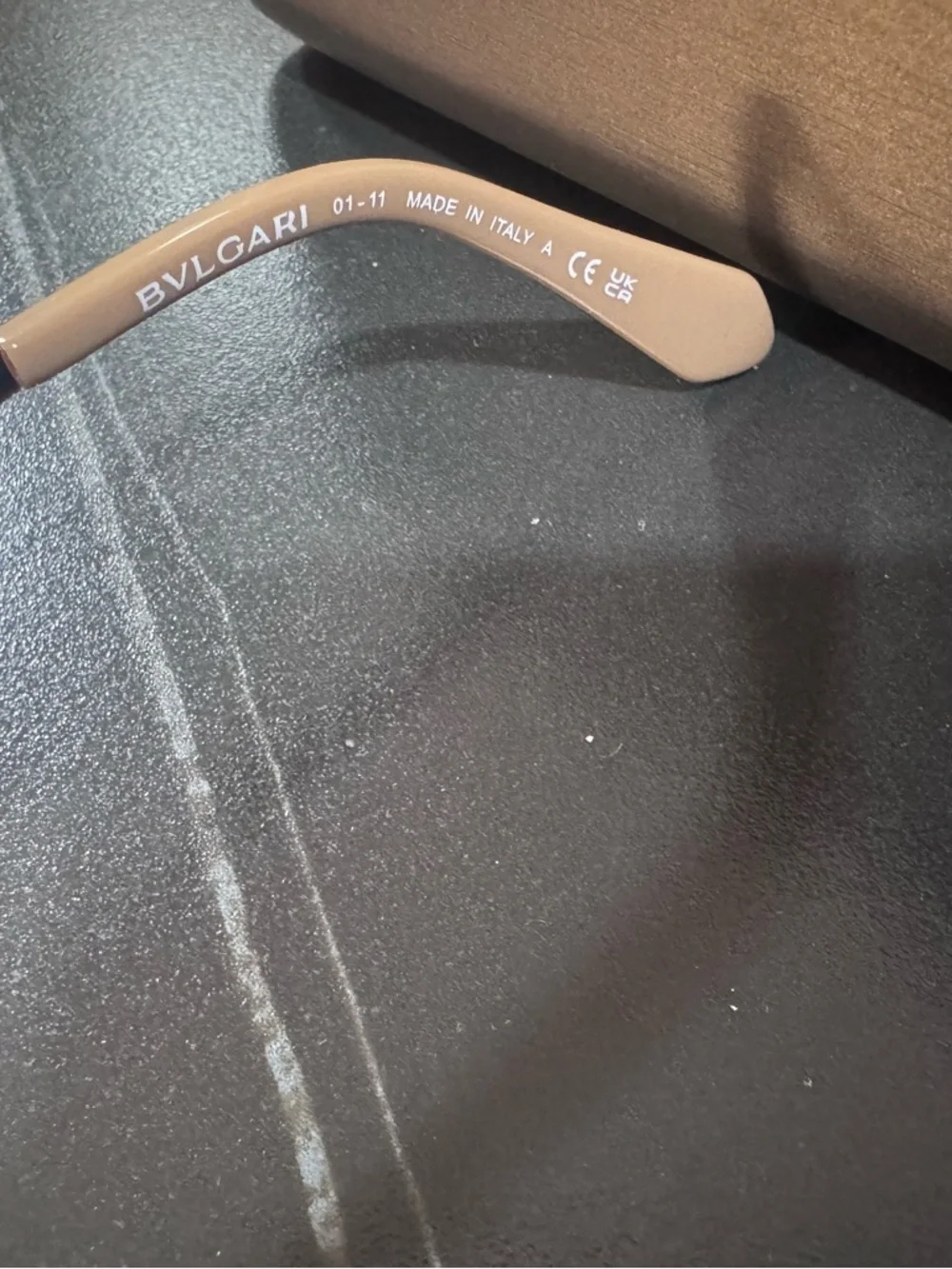 Bulgari Rose-Tint Octagonal Rimless Sunglasses - Picture 14 of 16